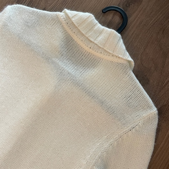 Cashmere Button-Down Long Sweater Tunic With Sequins - Size XXS - Like New - Picture 9 of 9